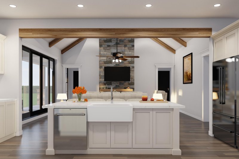 Home Plan - Interior - Kitchen for Farmhouse House Plan #923-435 - 3 bed, 4.5 bath