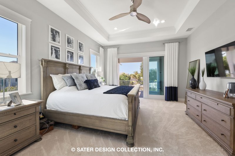 Architectural House Design - Interior - Master Bedroom for Beach House Plan #930-530 - 4 bed, 3 bath