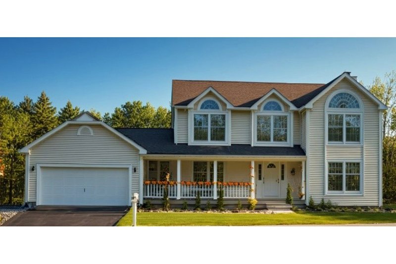 Home Plan - Exterior - Front Elevation 3 for Country House Plan #3-300 - 5 bed, 2.5 bath
