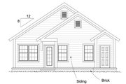Craftsman Style House Plan - 3 Beds 2 Baths 1277 Sq/Ft Plan #513-2094 