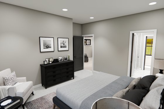 Interior - Master Bedroom 1 for Farmhouse House Plan #51-1371 - 4 bed, 3.5 bath