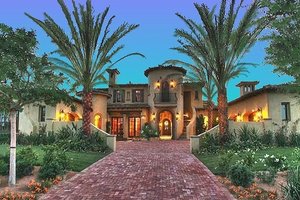 Exterior - Other Elevation for Mediterranean House Plan #135-165 - 4 bed, 4.5 bath