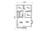Ranch Style House Plan - 3 Beds 1 Baths 1067 Sq/Ft Plan #22-613 