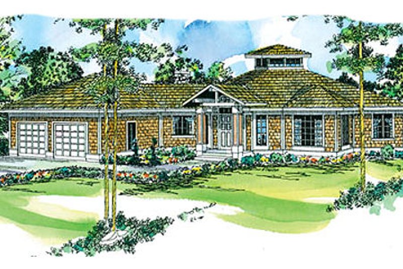 Architectural House Design - Traditional Exterior - Front Elevation Plan #124-146