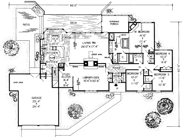 Traditional Floor Plan - Main Floor Plan #312-226