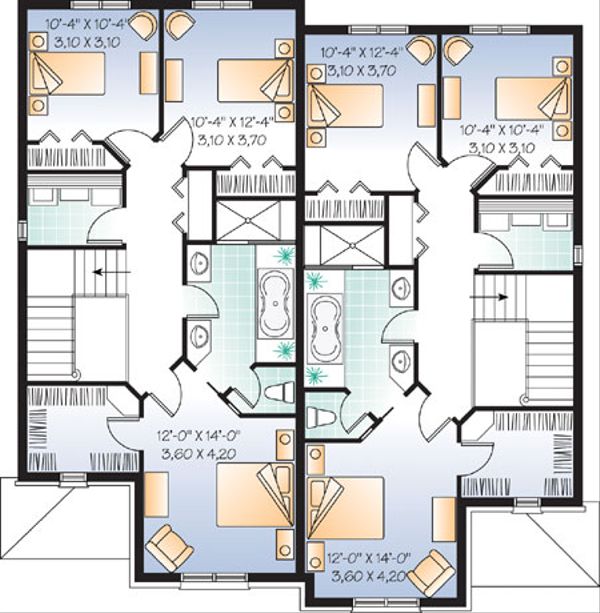 Dream House Plan - European Floor Plan - Upper Floor Plan #23-2171