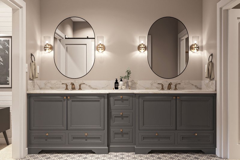 House Design - Interior - Master Bathroom for Modern House Plan #455-357 - 3 bed, 2 bath