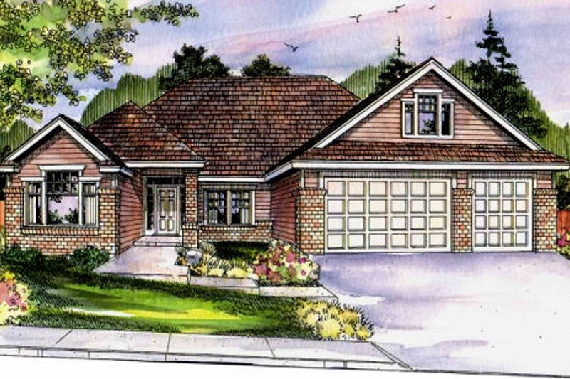 Dream House Plan - Craftsman Exterior - Front Elevation Plan #124-699