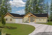 Traditional Style House Plan - 2 Beds 2 Baths 1892 Sq/Ft Plan #117-548 