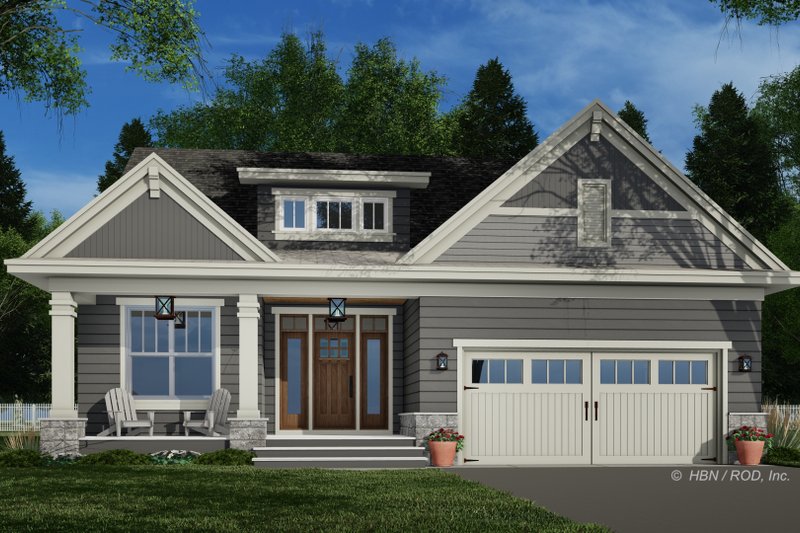 Dream House Plan - Exterior - Front Elevation 3 for Traditional House Plan #51-1323 - 4 bed, 3 bath
