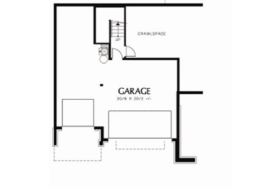 Floor Plan - Lower Floor for Traditional House Plan #48-178 - 4 bed, 2.5 bath