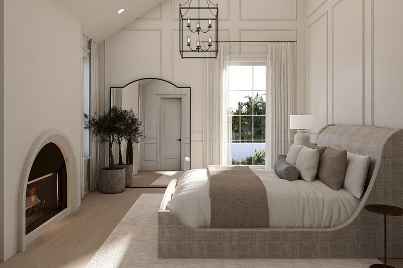 House Blueprint - Interior - Master Bedroom 1 for Beach House Plan #455-760 - 3 bed, 2.5 bath