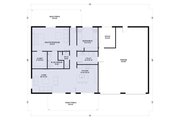 Barndominium Style House Plan - 2 Beds 2 Baths 1735 Sq/Ft Plan #1107-20 Floor 