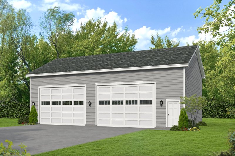 House Blueprint - Southern Exterior - Front Elevation Plan #932-1211