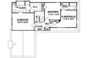 European Style House Plan - 3 Beds 2.5 Baths 1585 Sq/Ft Plan #119-277 
