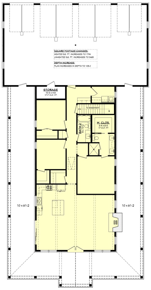 Dream House Plan - Floor Plan - Other Floor for Barndominium House Plan #430-450 - 3 bed, 2 bath