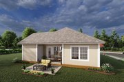 Cottage Style House Plan - 2 Beds 2 Baths 1147 Sq/Ft Plan #513-2084 