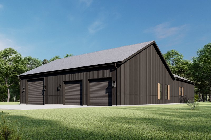 Home Plan - Exterior - Other Elevation for Barndominium House Plan #1092-69 - 2 bed, 2 bath