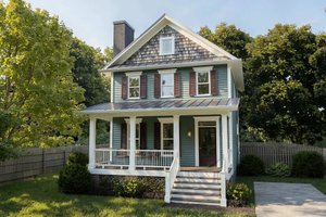 House Plan Design - Exterior - Front Elevation for Craftsman House Plan #79-313 - 3 bed, 2.5 bath