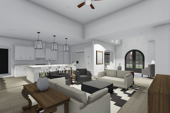 Interior - Kitchen for Traditional House Plan #1069-35 - 4 bed, 4.5 bath