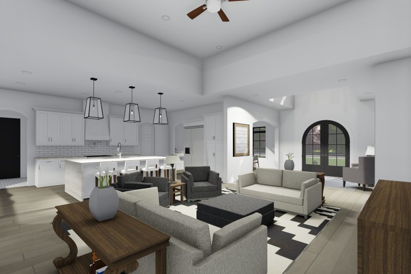 House Blueprint - Interior - Kitchen for Traditional House Plan #1069-35 - 4 bed, 4.5 bath