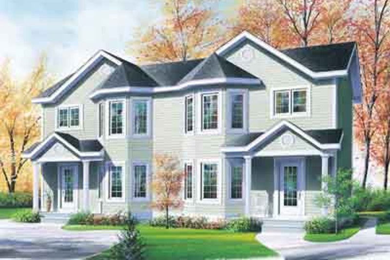 House Plan Design - European Exterior - Front Elevation Plan #23-514