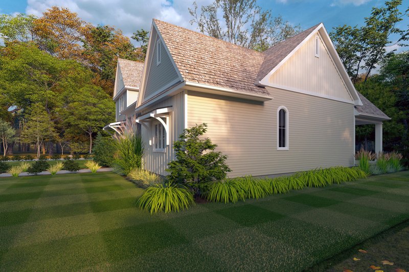 Dream House Plan - Exterior - Other Elevation 2 for Farmhouse House Plan #1111-35 - 4 bed, 2.5 bath