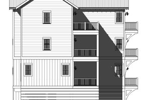 Exterior - Other Elevation 1 for Beach House Plan #901-152 - 7 bed, 5.5 bath