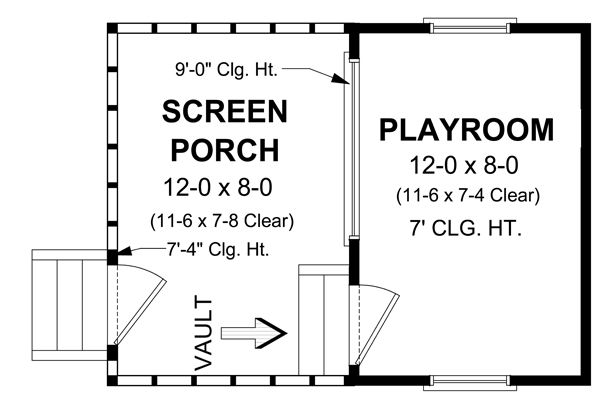 Architectural House Design - Cottage Floor Plan - Main Floor Plan #21-324