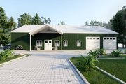 Barndominium Style House Plan - 4 Beds 3 Baths 2656 Sq/Ft Plan #1107-21 