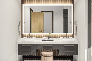 Interior - Bathroom for Modern House Plan #455-663 - 2 bed, 2.5 bath