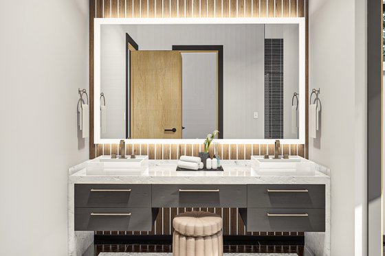 Interior - Bathroom for Modern House Plan #455-663 - 2 bed, 2.5 bath