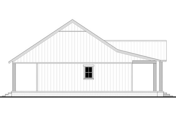 Exterior - Other Elevation for Farmhouse House Plan #430-429 - 2 bed, 1 bath