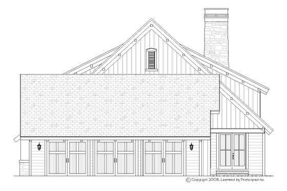 Exterior - Other Elevation for Craftsman House Plan #901-4 - 4 bed, 3.5 bath