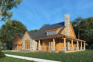 Exterior - Other Elevation 3 for Craftsman House Plan #923-178 - 3 bed, 2.5 bath
