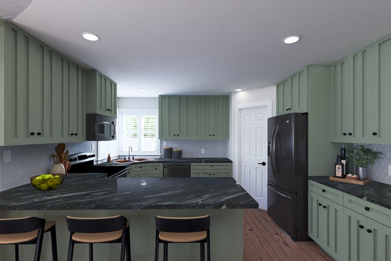 House Design - Interior - Kitchen 2 for Ranch House Plan #1060-222 - 3 bed, 2.5 bath