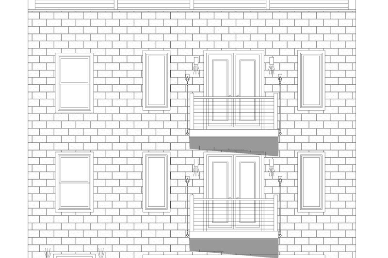 Home Plan - Exterior - Front Elevation 3 for Modern House Plan #932-864 - 3 bed, 3.5 bath