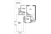 European Style House Plan - 3 Beds 2.5 Baths 1969 Sq/Ft Plan #81-752 