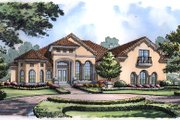 European Style House Plan - 6 Beds 5 Baths 4124 Sq/Ft Plan #417-419 