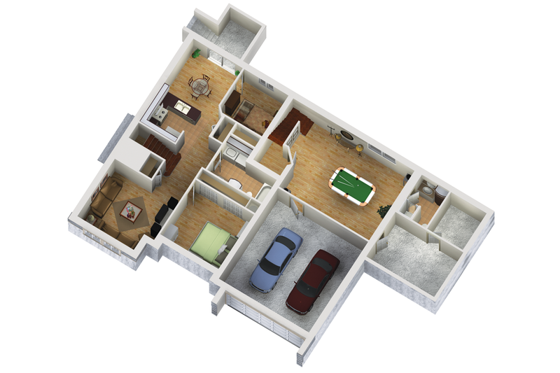 Dream House Plan - Floor Plan - Lower Floor 1 for European House Plan #25-4614 - 7 bed, 4 bath