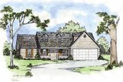 Traditional Style House Plan - 3 Beds 2 Baths 1421 Sq/Ft Plan #36-118 
