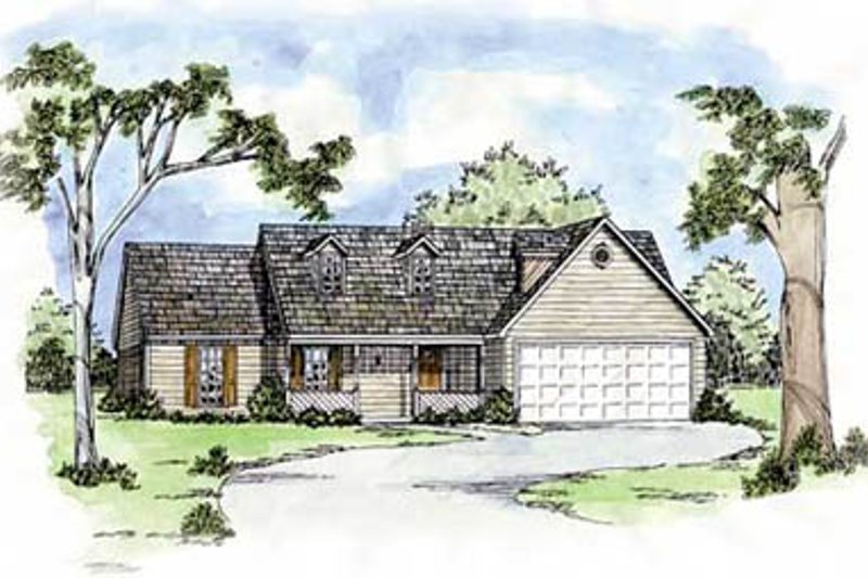 House Plan Design - Traditional Exterior - Front Elevation Plan #36-118
