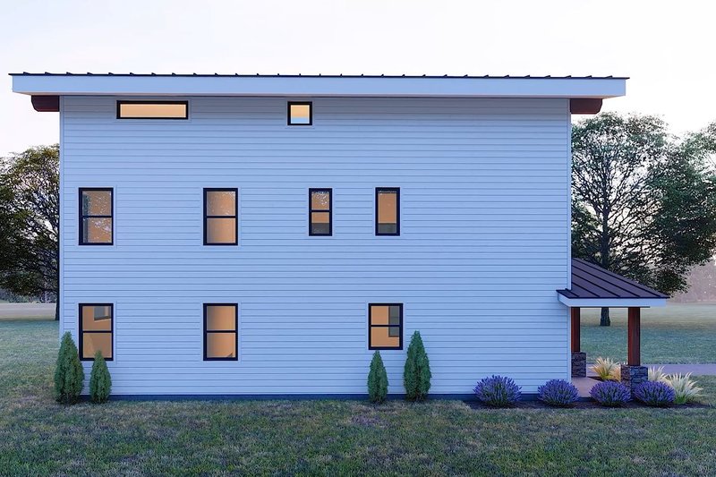 House Design - Exterior - Other Elevation 3 for Contemporary House Plan #932-1223 - 3 bed, 3.5 bath