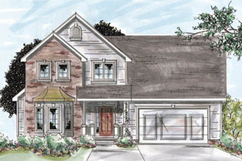 House Design - Traditional Exterior - Front Elevation Plan #20-1287