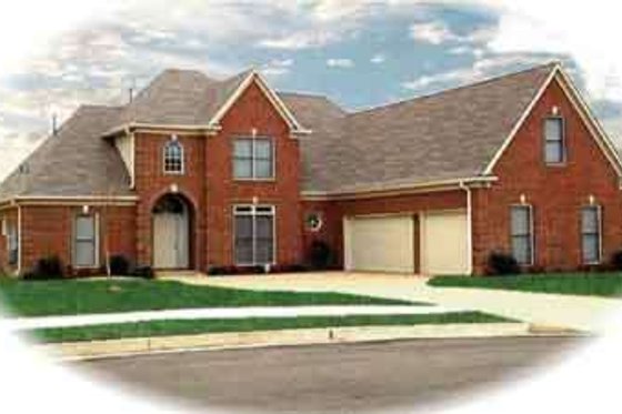 Exterior - Front Elevation for Traditional House Plan #81-573 - 3 bed, 2.5 bath