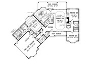 Country Style House Plan - 3 Beds 2.5 Baths 1709 Sq/Ft Plan #314-203 