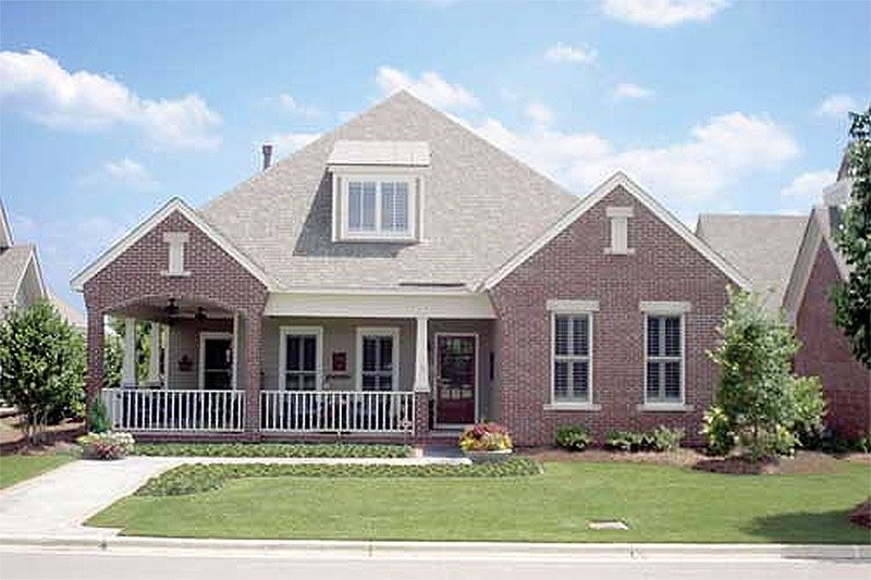 Architectural House Design - Exterior - Front Elevation 3 for Traditional House Plan #17-1158 - 3 bed, 2 bath