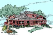 Country Style House Plan - 4 Beds 2.5 Baths 2584 Sq/Ft Plan #60-517 