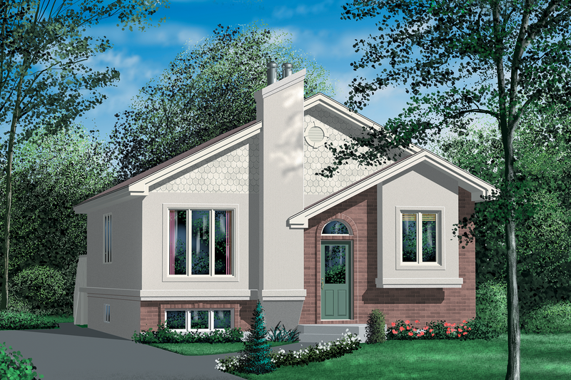 Traditional Style House Plan - 2 Beds 1 Baths 1044 Sq/Ft Plan #25-193