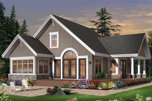 Cottage Exterior - Front Elevation Plan #23-2266